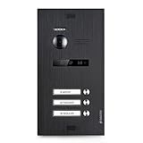 Balter EVO Video Türsprechanlage, Türstation für 3 Familienhaus, Türklingel,...