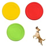 Hund Scheibe, Hunde Frisbees, Hundefrisbee Scheibe, 17.8cm Gummi...