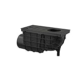 Regenrohrablauf Regensinkkasten Waagerecht Schwarz Dachrinnenablauf Regenwasser...