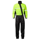 JDC Motorrad Kombi - Regenkombi - 1-Stück - Wasserdichter Regenschutz - SHIELD...