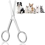 Adiwo Hundehaarschere Fellschere,10.5cm Aus Edelstahl Fellschere Pfotenschere...