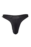 jowiha® Herren Tanga String Schwarz oder Weiß Einheitsgröße passend für S,...