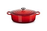 Le Creuset Signature Gourmet-Bräter aus Gusseisen, für alle Herdarten und...