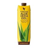 Forever Aloe Vera Gel (1 Liter Saft zum trinken), 100% pures zertifiziertes Aloe...