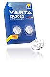 VARTA Batterien Knopfzellen CR2032, Lithium Coin, 3V, kindersichere Verpackung,...