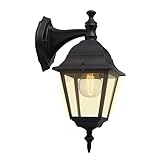 Brilliant Newport hängende Außenwandleuchte schwarz – LED-Wandleuchte für...
