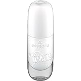 Essence gel nail colour, Nagellack, Nr. 33, Weiss, langanhaltend,...
