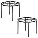 Josmimic Pflanzenständer 2er-Set 20cm/7.8'' Metall-Blumenständer Pflanzenregal...