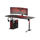 Diablo X-Mate Gaming Tisch 160 cm x 75 cm x 75 cm Schreibtisch PC Computertisch...
