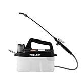 WECLEAN 4L Elektrischer Akku-Drucksprüher für Gartenarbeit, Pflanzenschutz und...