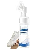 WJnflQN Schuhreiniger Spray - Reiniger für Sportschuhe mit integrierter Bürste...