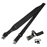 THREE ARCHERS 2 Punkt Gewehrriemen Waffen-Schlinge mit Wirbel Neopren...