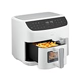 MEDION P20 XXL Heißluftfritteuse mit 2 Kammern (8,7 Liter, Airfryer, 2.600...