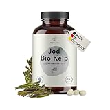 BIO Jod Tabletten aus Kelp Braunalgen, 300 µg Jod pro Tagesdosis,...