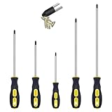 VGECEEE Schraubendreher Satz Kreuzschlitz Schraubenzieher Set Magnetisch 5...