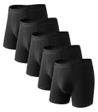 Natural Feelings 5er Bambus Boxershorts Herren Unterhosen Männer Atmungsaktiv...
