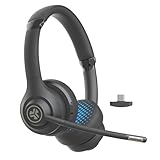 JLab Go Work 2nd Gen Headset mit Mikrofon Bluetooth & USB C Dongle, 55+ Std....