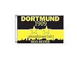 Stormflag Flagge Dortmund Mein Revier Sterne 90x150 cm Flagge Fanflagge Dortmund...