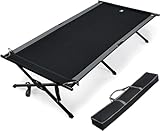 EVER ADVANCED Feldbett Klappbar 214cm x106cm 300KG Belastbar Klappbett XXL Groß...