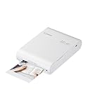 Canon SELPHY SQUARE QX10 Mini Fotodrucker mobil tragbar unterwegs (quadratischer...