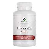 ASHWAGANDHA Extrakt 500mg 60 Kapseln Indischer Ginseng MEMORY