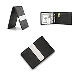 RisePlus Geldklammer Herren, Slim Wallet mit Geldklammer, Money Clip,...