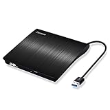 Pecosso Externe CD/DVD Laufwerk USB 3.0, Portable Slim ,RW Brenner für alle...