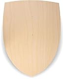 Herr Bo & Co Ritterschild aus 3mm Birkensperrholz, natur, ohne Griff oder...