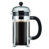 Bodum Chambord Kaffeebereiter 8 Tassen, Chrom, Silber, 10.6 x 17.1 x 24.5 cm