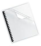 100 Einbanddeckel Klarsichtfolie, Din A4, transparent, klar, 0,2 mm (200 mic.)