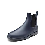 DREAM PAIRS Gummistiefel Herren Halbhoch Chelsea Boots Gummischuhe Herren...
