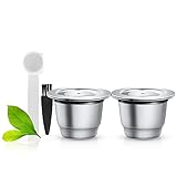 Wiederbefüllbare Nespresso Kaffeekapsel Refill-Kapsel aus Edelstahl zum...