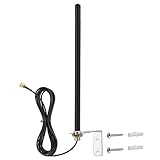 Nelawya Outdoor WiFi Antenne 2.4G Antenne 6dBi RPSMA Stecker mit RG174 3M Kabel...