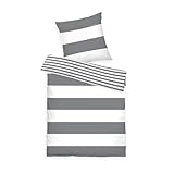 TOM TAILOR Renforcé-Bettwäsche, 80x80 cm + 155x220 cm, 100%...