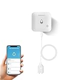 Easebloom Wassermelder, Wassermelder WLAN 90 dB Lauter Wassersensor, WLAN...