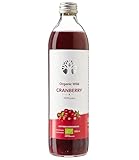LOOV Bio Wildcranberry-Saft, biologisch, 500 ml, 100% direkt gepresste, frische...