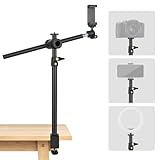 JEBUTU OS01 Tischstativ Overhead Stativ Handy, 32.5-55cm Einstellbar Kamera...