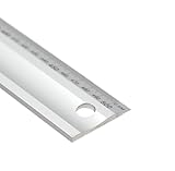 Snyderline® Schneidelineal aus Aluminium - mm Einteilung, Lineal ruler zum...