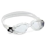 Aquasphere Kaiman Schwimmbrille, transparent/transparentes Glas, Einheitsgröße