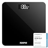 RENPHO Personenwaage, Körperwaage mit Hochpräzisions-Sensoren, Personen...