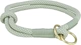 TRIXIE Hundehalsband - Soft Rope Halsband mit Zugbegrenzung - sehr robust und...