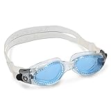 AQUASPHERE | Kaiman Compact Schwimmbrille Transparent - Blaue Linse