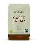 J. Hornig Kaffeebohnen Espresso Bio & Fairtrade, Caffè Crema Bio, 1kg ganze...