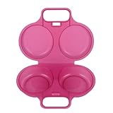 ebrando Eierkocher für Mikrowelle Set – 2 Eier – inkl. digitalem Rezeptheft...