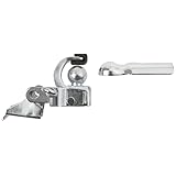 VENTURA Anhängerkupplung zur Montage an der Sattelklemme, silber