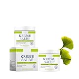 Kressesalbe, Pigmentflecken Entferner, Kressesalbe Altersflecken Entfernen, Gesichtscreme Gegen Altersflecken, für Trockene, Alternde Haut, Feuchtigkeitsspendender Kressewirkstoff (2PC, 200g)