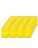 Sovie Refill Kerzen Gelb 24 Stück - Kerze in Kunststoff-Hülle - ca. 24 Stunden...