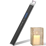 LcFun Lichtbogen Feuerzeug Elektrisch, Typ C Aufladbar Elektrisches Feuerzeug,...