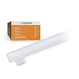 SEBSON LED Lampe S14S 30cm, 4w, ersetzt 35W Glühlampe, 400lm, warmweiß, LED...