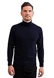 CASH-MERE.CH 100% Kaschmir Herren Pullover | Sweater Rollkragen 2-fädig...